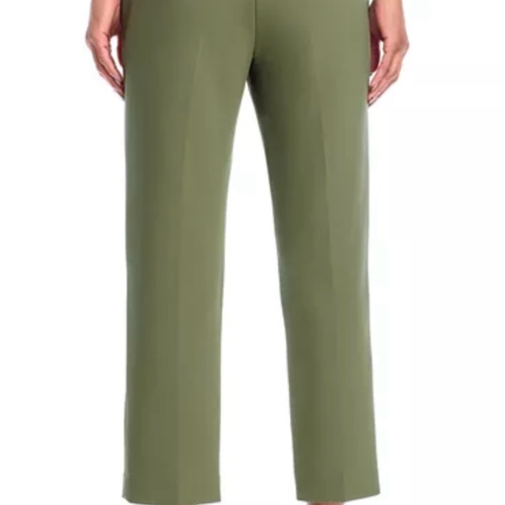 Veronica Beard Sage Green Cropped Pants - Picture 3 of 8